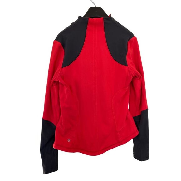 Lululemon Forme Jacket Women's Size 12 Red Black - Picture 8 of 8